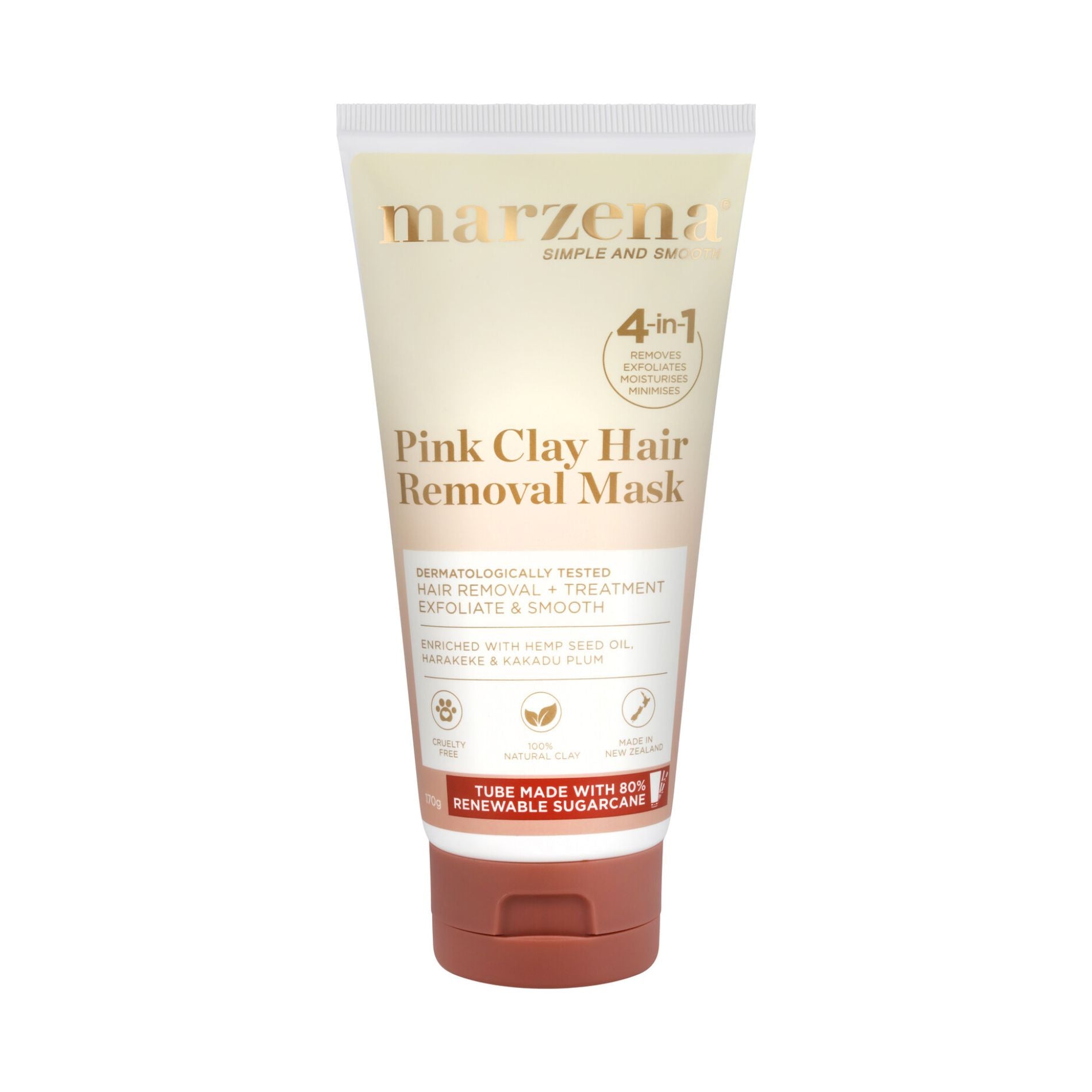 pink clay hair removal mask